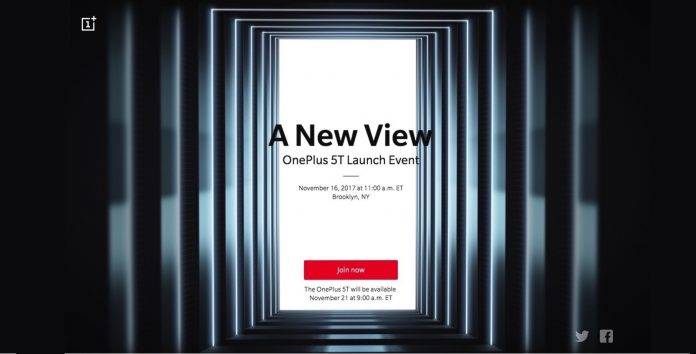 OnePlus 5T Launch Event November 16 2017