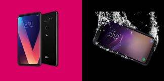 T-Mobile LG V30+ Samsung Galaxy S8 Active