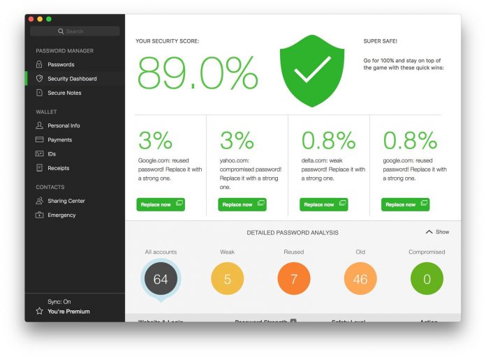 dashlane add on firefox