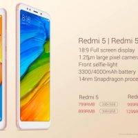 Xiaomi Redmi 5 Redmi 5 Plus C