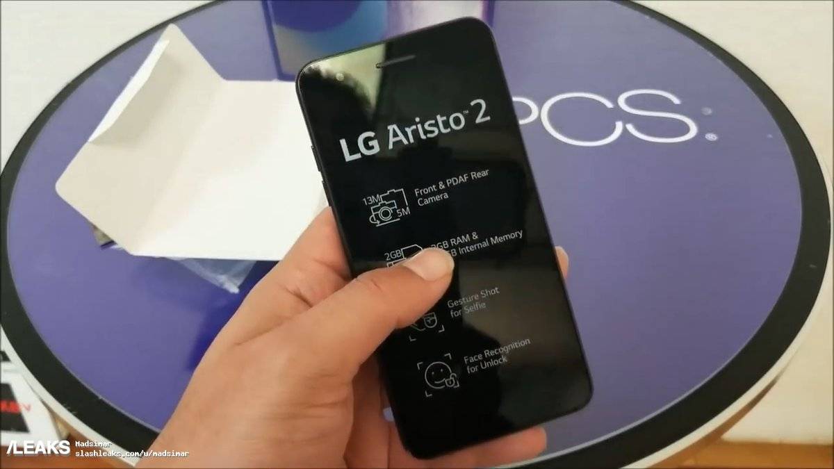 Lg Aristo 2 Hands On Photos Leaked Before Official Launch Android Community