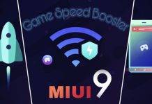 MIUI 9 Game Speed Booster