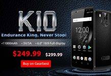 Oukitel K10 debuts with a massive 11000mAh battery, still not pricey