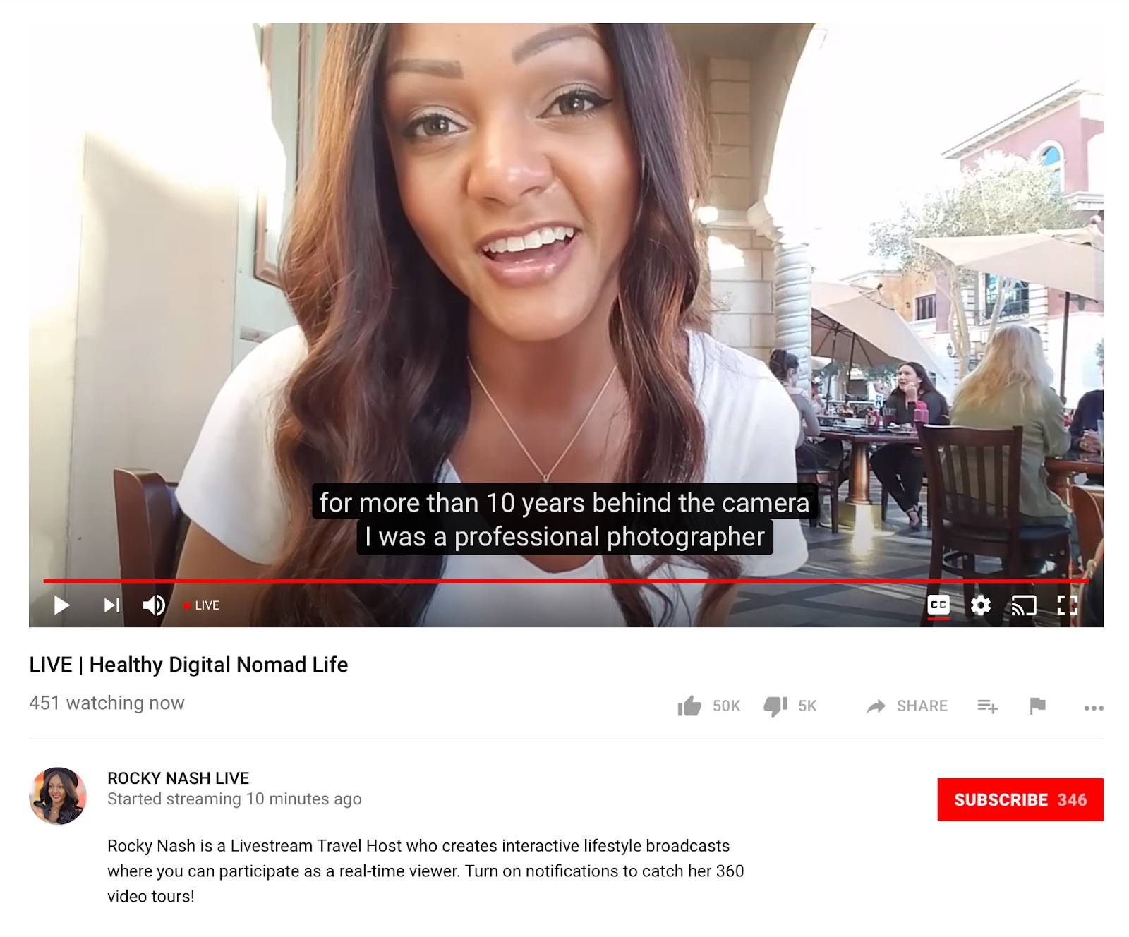 Youtube Live update: chat replay, automatic captions, location tags