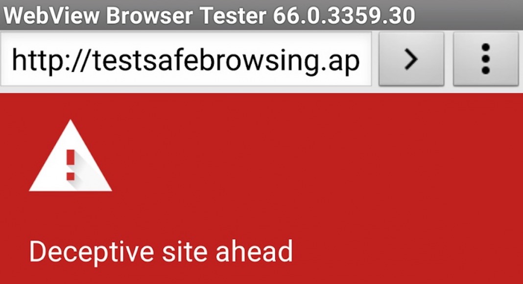 detect safe browsing pcu