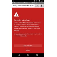 WebView with Safe Browsing 2