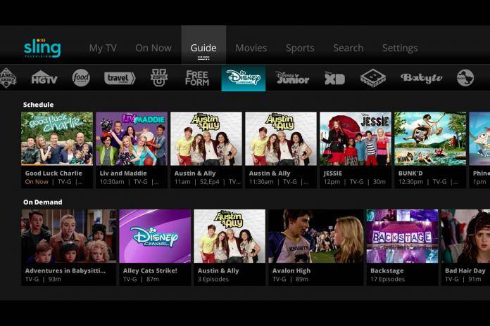 new sling tv app