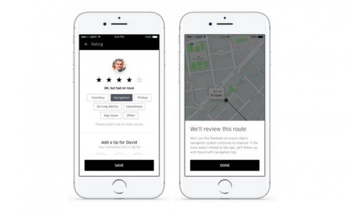 Uber now lets riders give feedback while still on the trip - Android