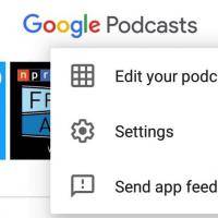 Google Podcasts Menu 3