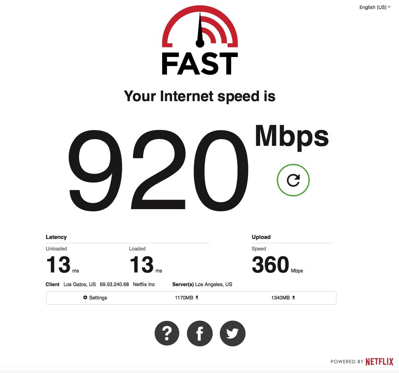 fast.com throttled