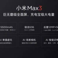 Xiaomi Mi Max 3 Sales
