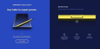 Samsung Galaxy Note 9 Details