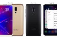 Meizu 16X Meizu V8 Meizu X8 Smartphones