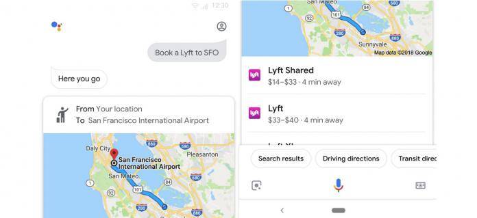 Book a ride Google Assistant