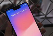 Google Pixel 3 XL Notch Hide Option