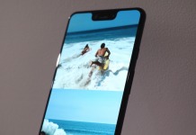 Google Pixel 3 XL notch glitch