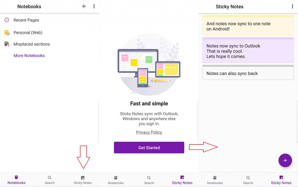 Windows 10 Sticky Notes now available on OneNote Android Beta Android