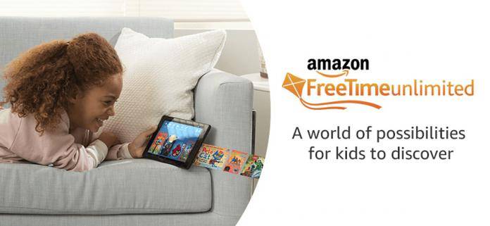 Amazon FreeTime Unlimited subscription audiobooks for kids