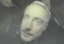 3D-printed head