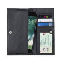 Olixar Primo Genuine Leather Universal Pouch Wallet Case – Black