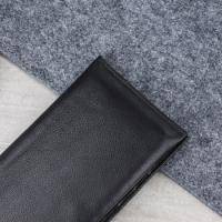 Olixar Primo Genuine Leather Universal Pouch Wallet Case Black 2