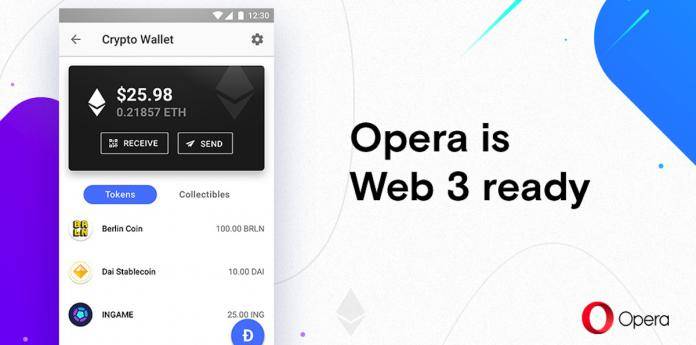 Opera Web 3-ready browser Android