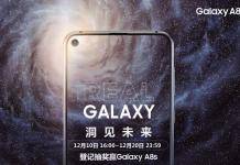 Samsung Galaxy A8s announced, up for pre-order in China soon
