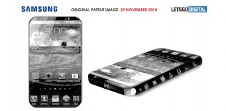 Samsung smartphone borderless design