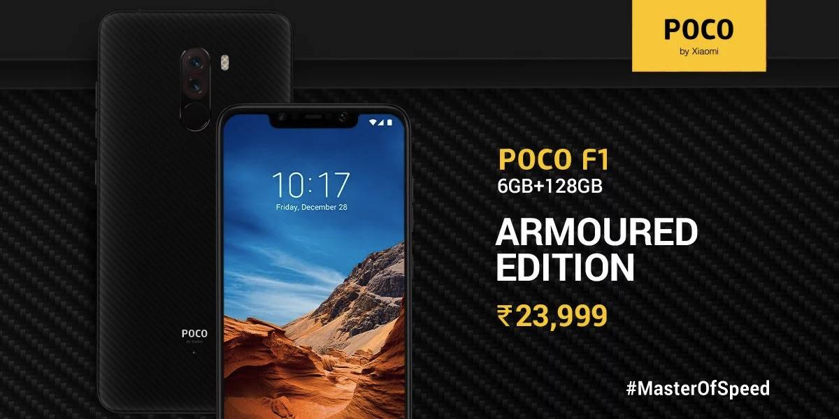 【ほぼ新品】Xiaomi POCOPHONE F1 6GB/128GB ブルー Xiaomi POCOPHONE F1 6GB/128GB ブルー