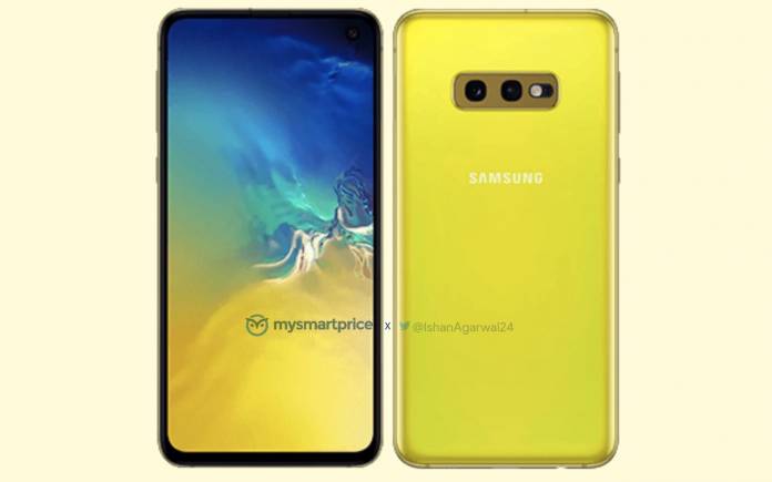 Galaxy S10e Canary Yellow Variant