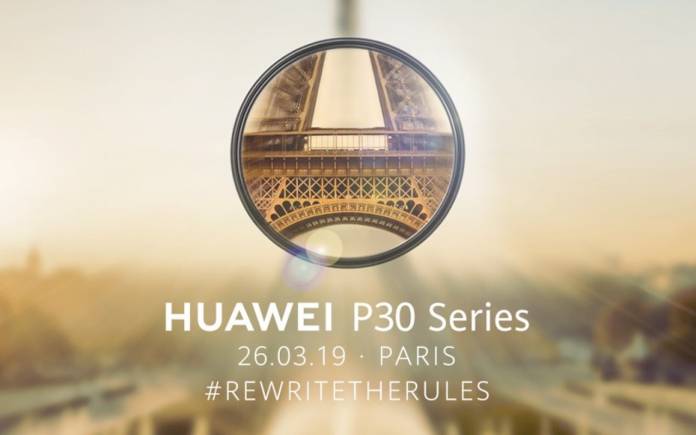 Huawei P30 PARIS FRANCE MWC 2019