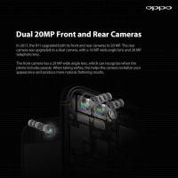 OPPO Dual 20MP Front and Rear Cameras