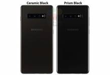 Samsung Galaxy S10 Color Ceramic Black Prism Black