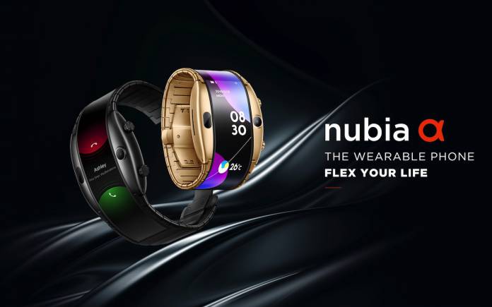 Nubia Alpha is a smartphone smartwatch at the same time Android