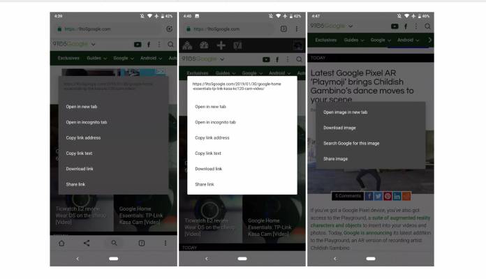 turn off dark mode google chrome android