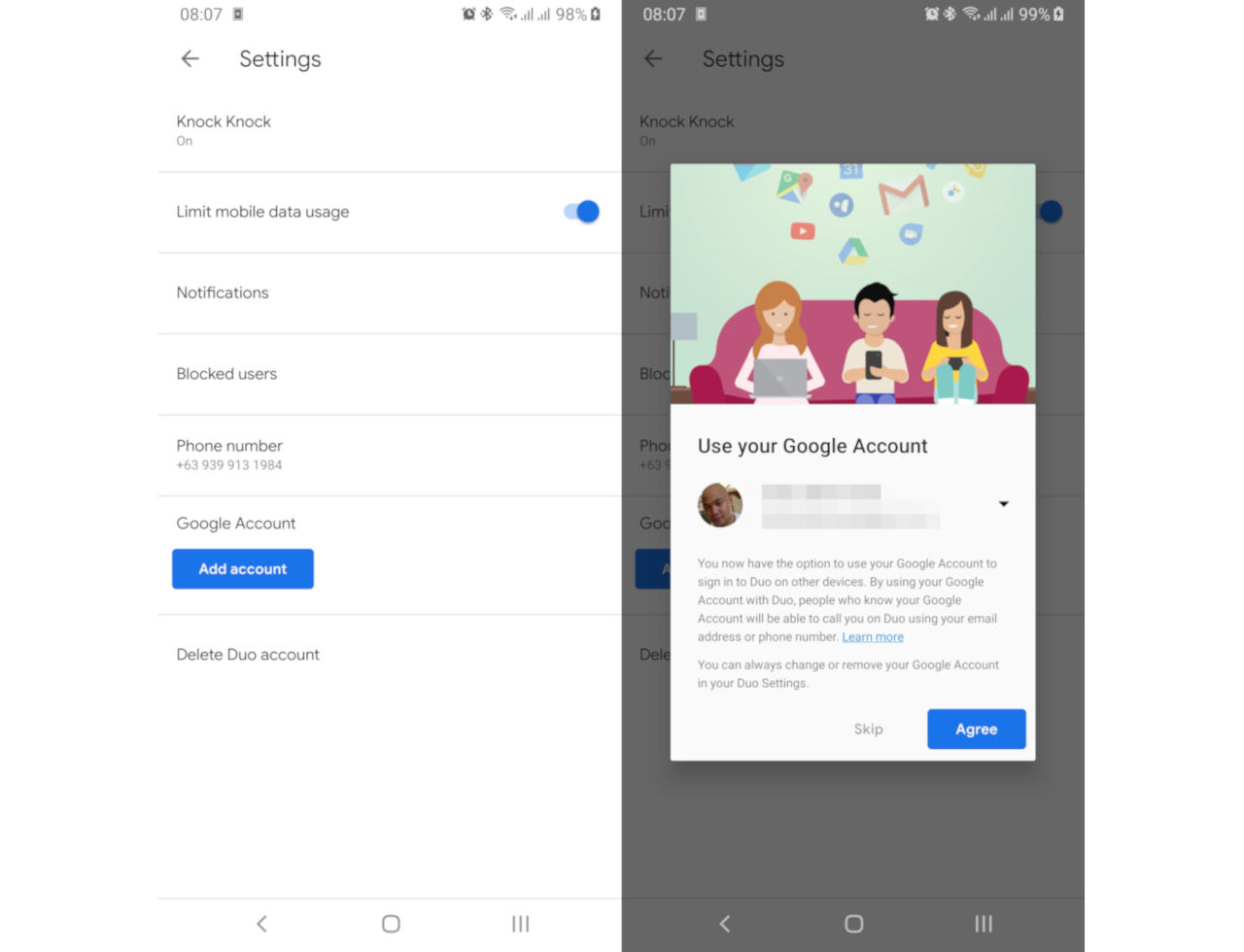 login google duo app install