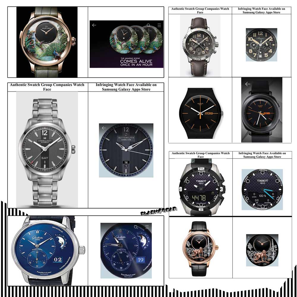 Swatch files lawsuit against Samsung over infringement of watch faces ...
