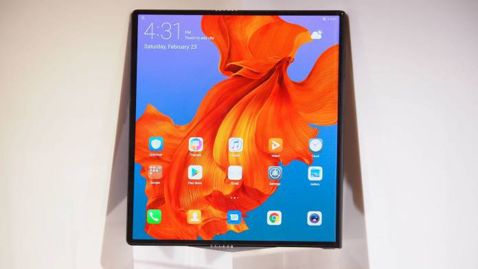 Huawei Mate X 5G foldable phone