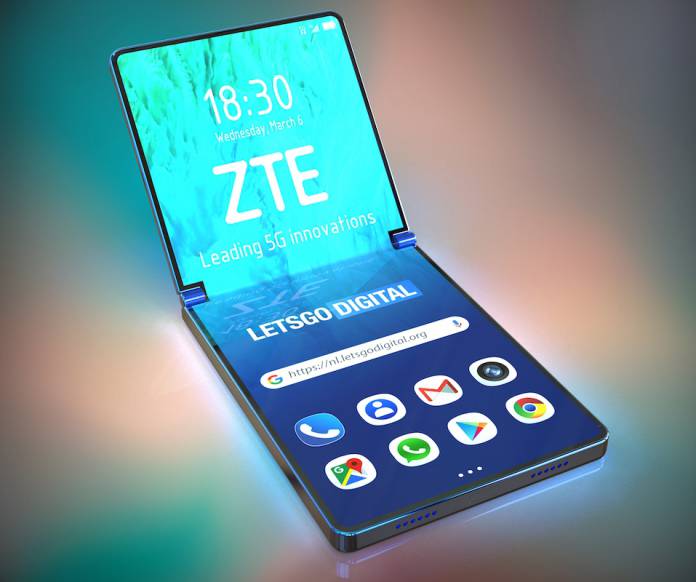 zte foldable phone