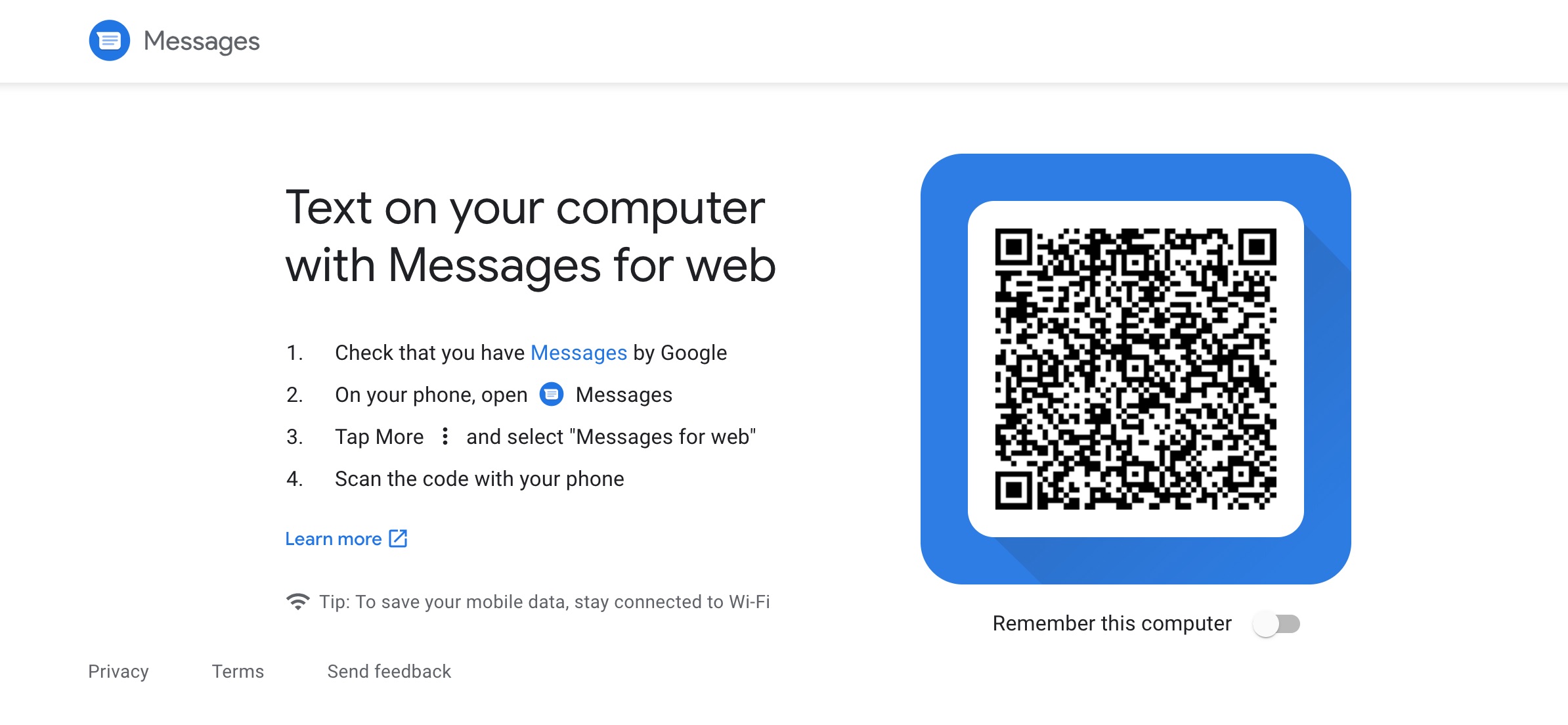 Google messages