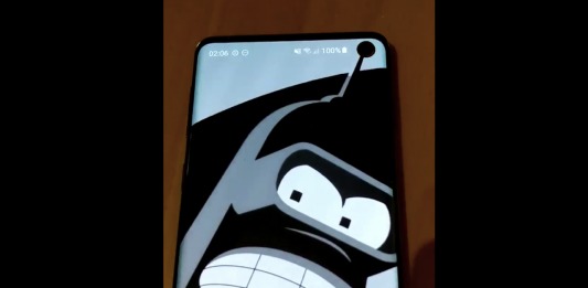 Chainfire Holey Light Samsung Galaxy S10 notification ring