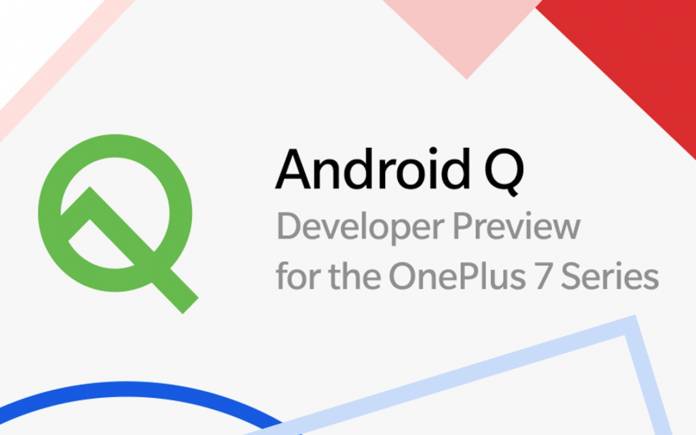 Android Q Developer Preview for OnePlus 7