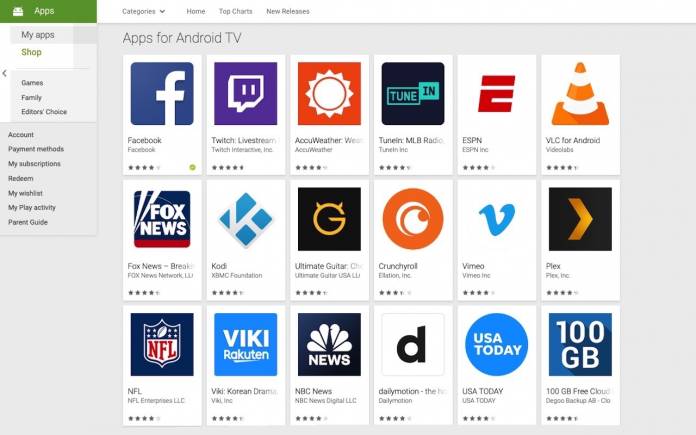 Android TV Apps