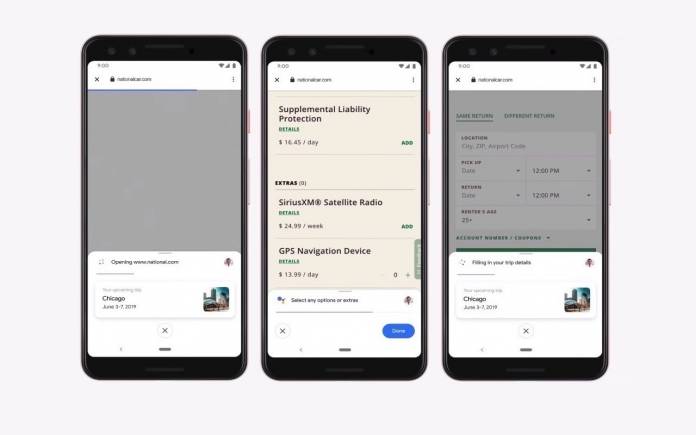 Google Duplex on Web