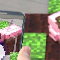 Minecraft augmented reality game launch