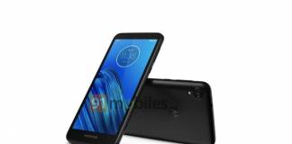 Moto E6 render