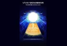 VIVO 120 battery fast charging
