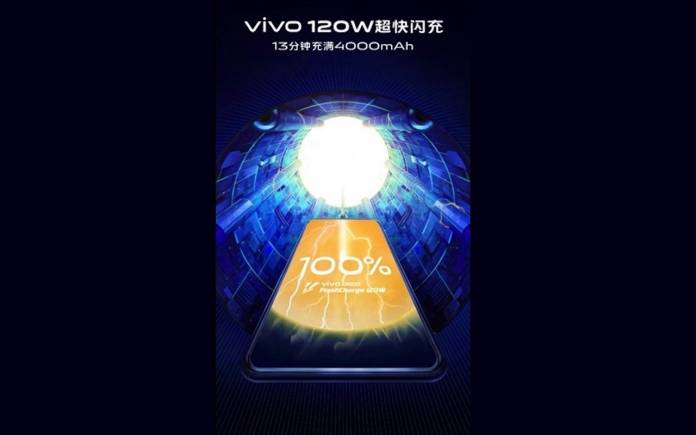 VIVO 120 battery fast charging