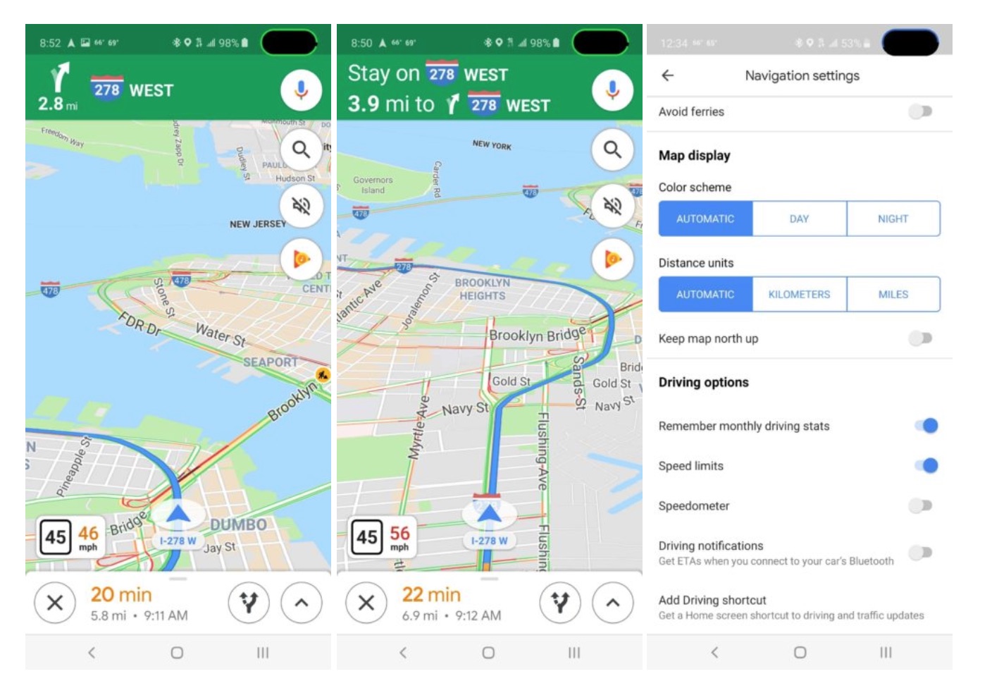 Google Maps app starts rolling out a speedometer - Android Community