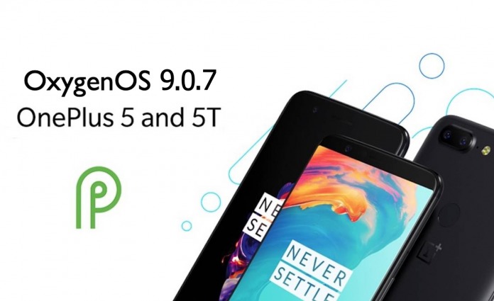 OxygenOS 9.0.7 OTA OnePlus 5 OnePlus 5T